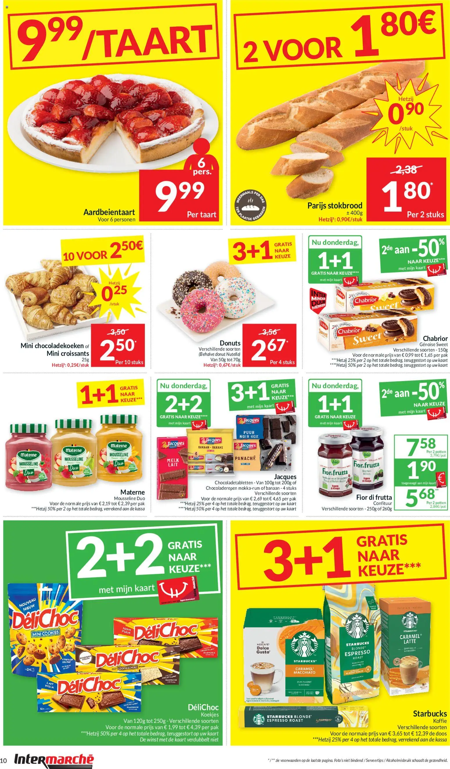 {H1} | Pagina: 10 | Producten: Koekjes, Stokbrood, Taart, Koffie