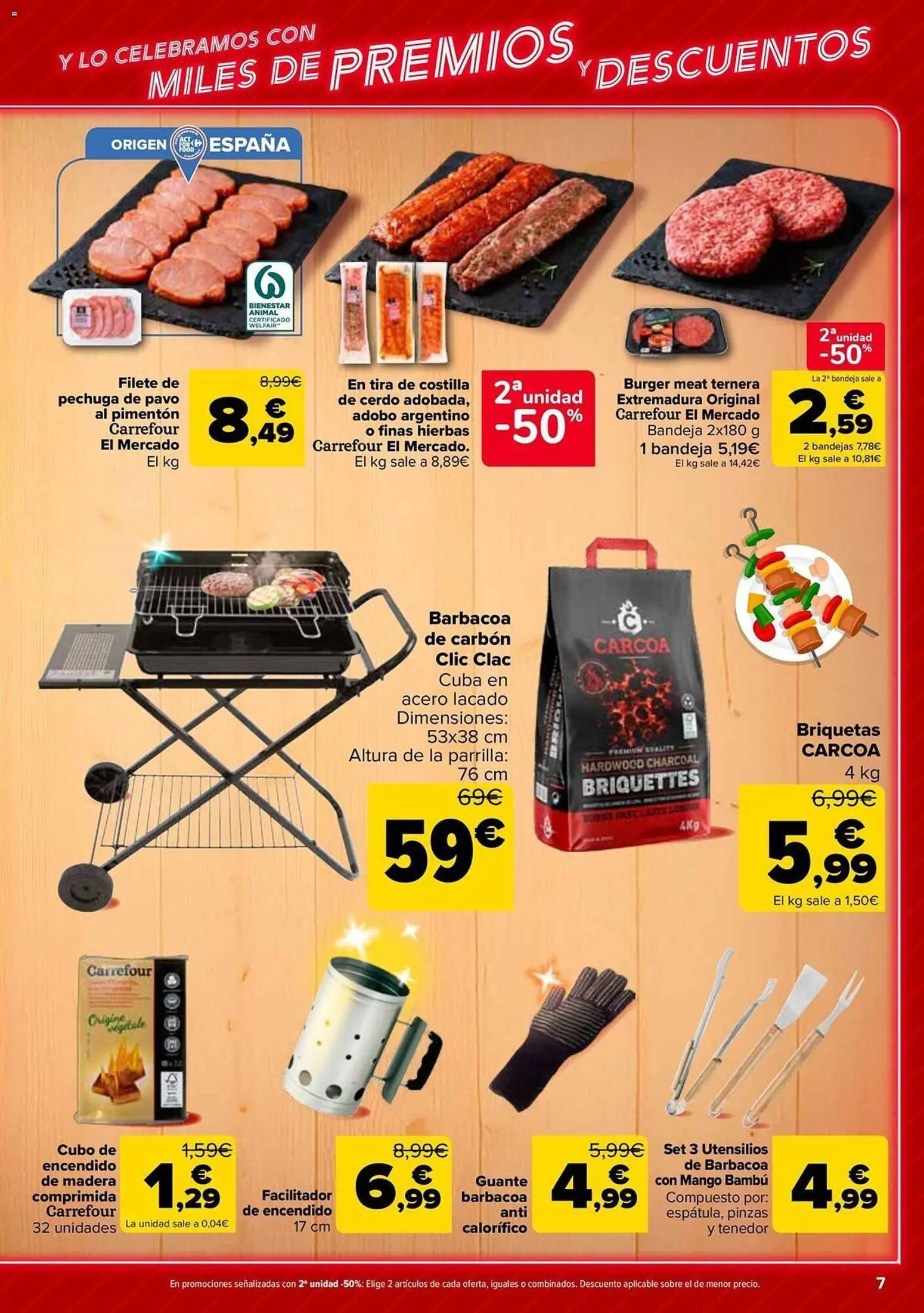 Carrefour folleto │ válido desde el 12.05.2026 | Página: 7 | Productos: Cerdo, Barbacoa, Ρούτερ, Bandeja