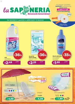 Anteprima del volantino La Saponeria volantino valido a partire dal 21.05.2026