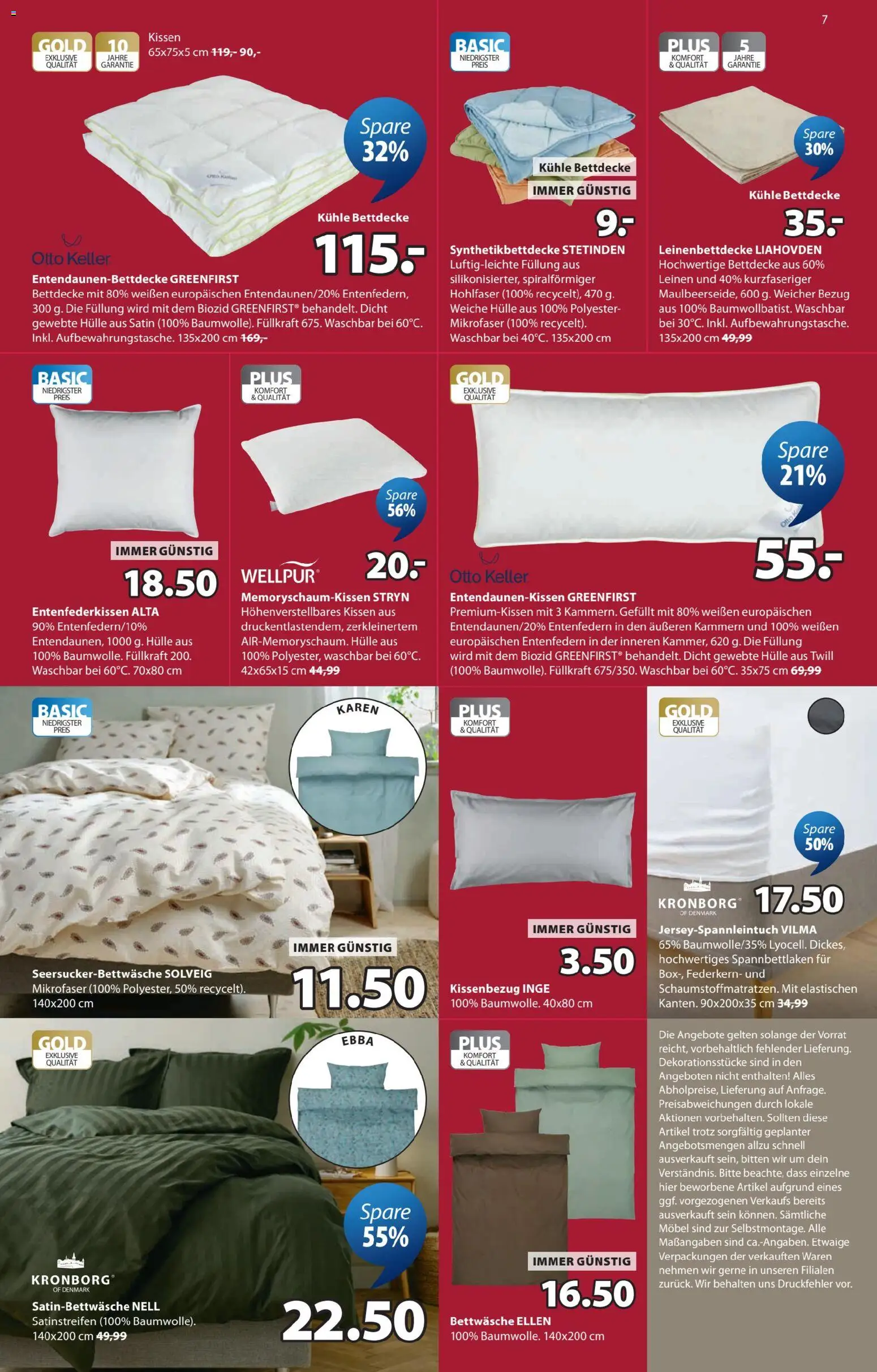 JYSK Prospekt aktuell gültig ab 07.07.2026 | Seite: 7 | Produkte: Hülle, Kissen