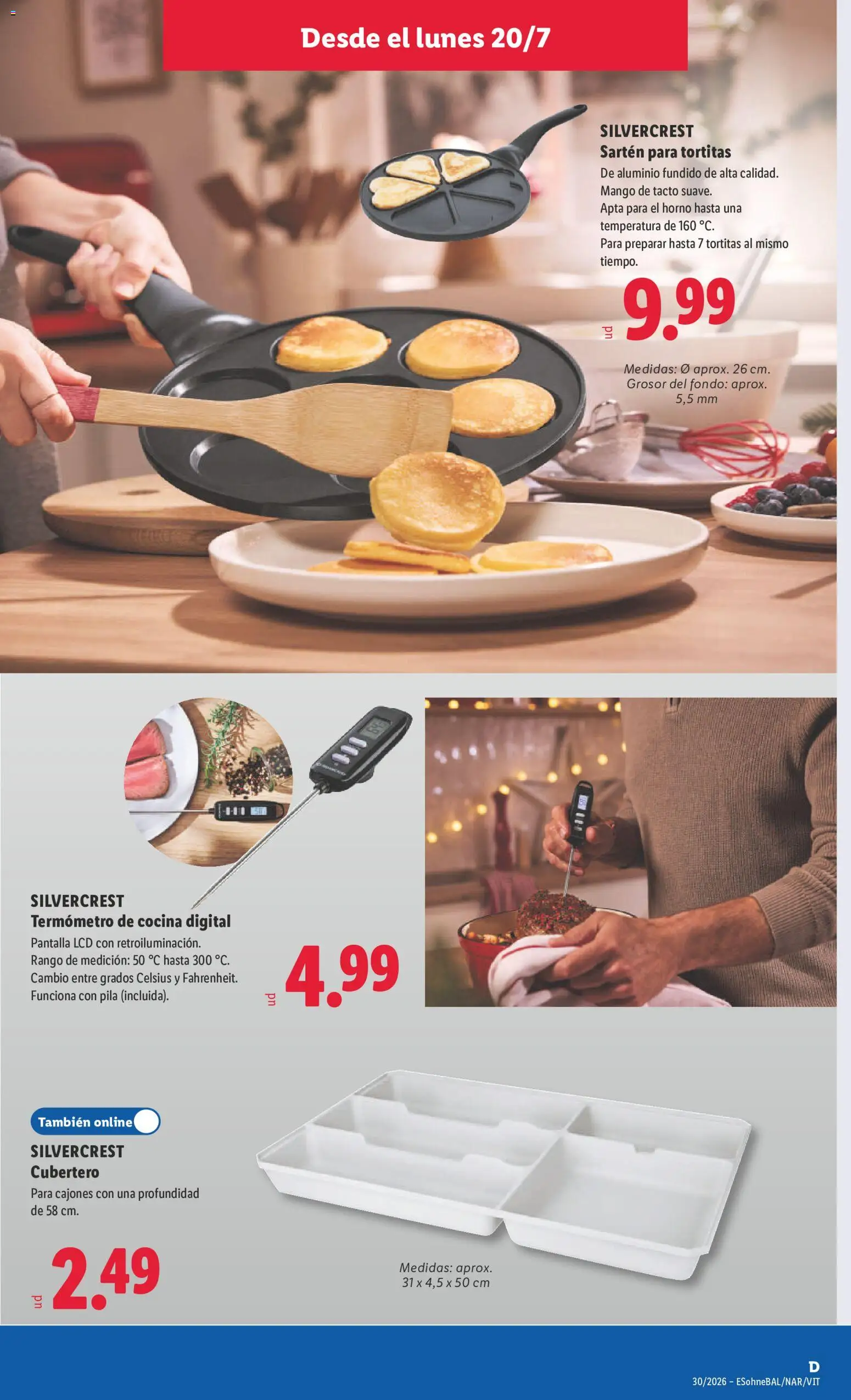 Lidl folleto de bazar │ válido desde el 20/07/2026 | Página: 15 | Productos: El horno, Pan, Cocina, Ρούτερ