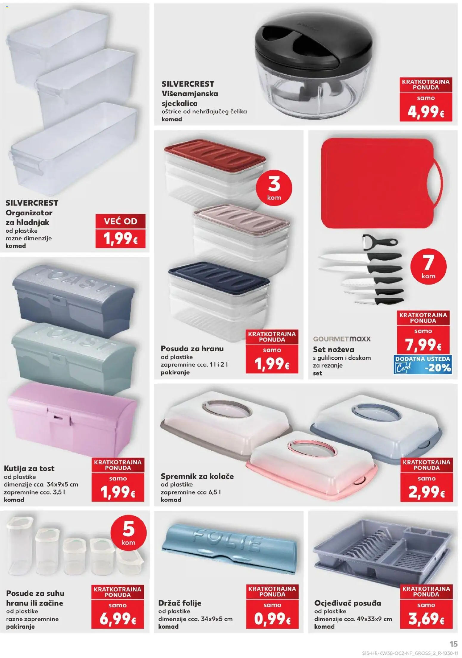 Kaufland katalog | vrijedi od 16.09.2026 | Stranica: 15 | Proizvodi: Kutija, Toast, Posuđe, Tost