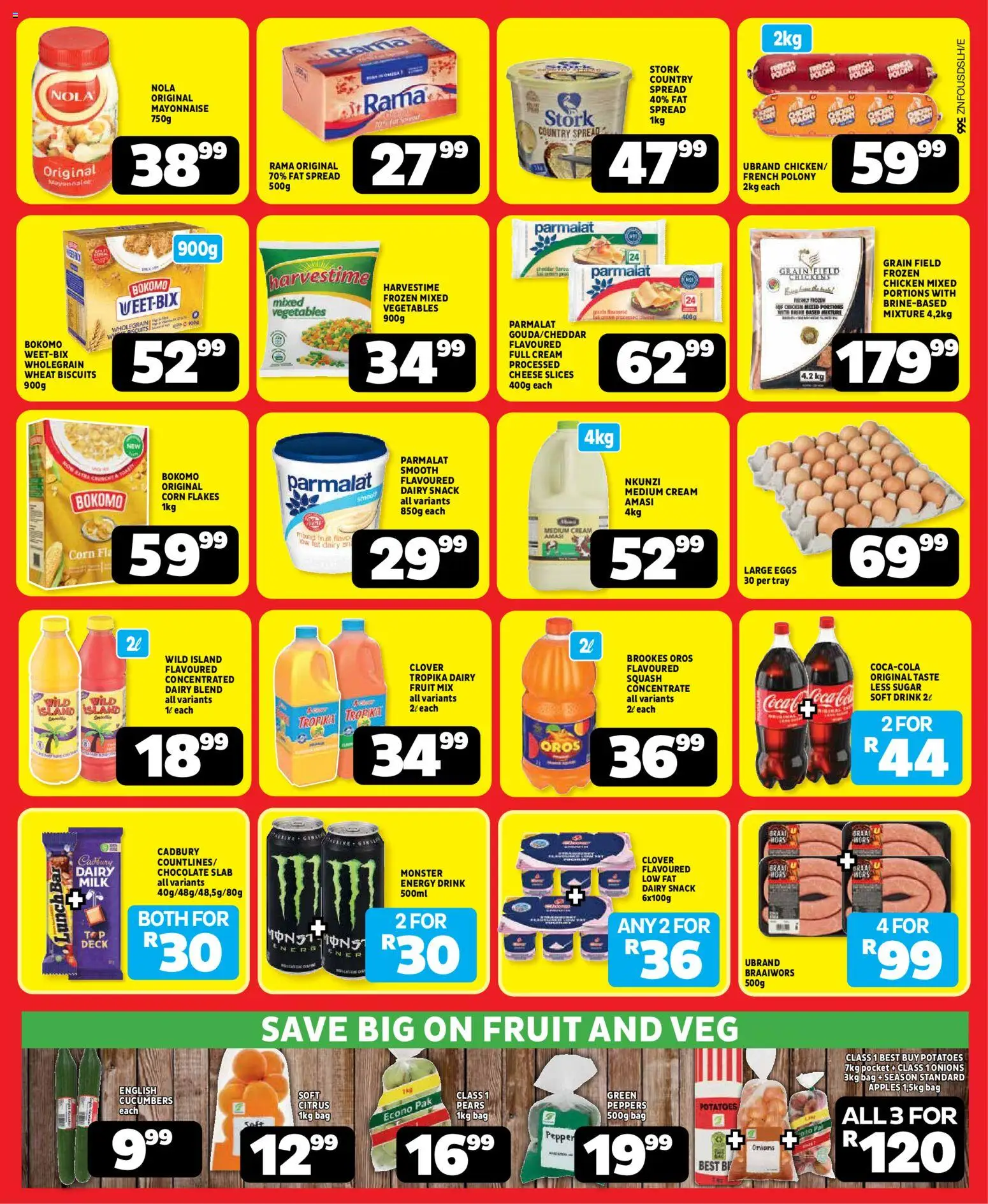 New Usave catalogue – valid from 25.05.2026 | Page: 3 | Products: Tray, Bag, Potatoes, Pepper