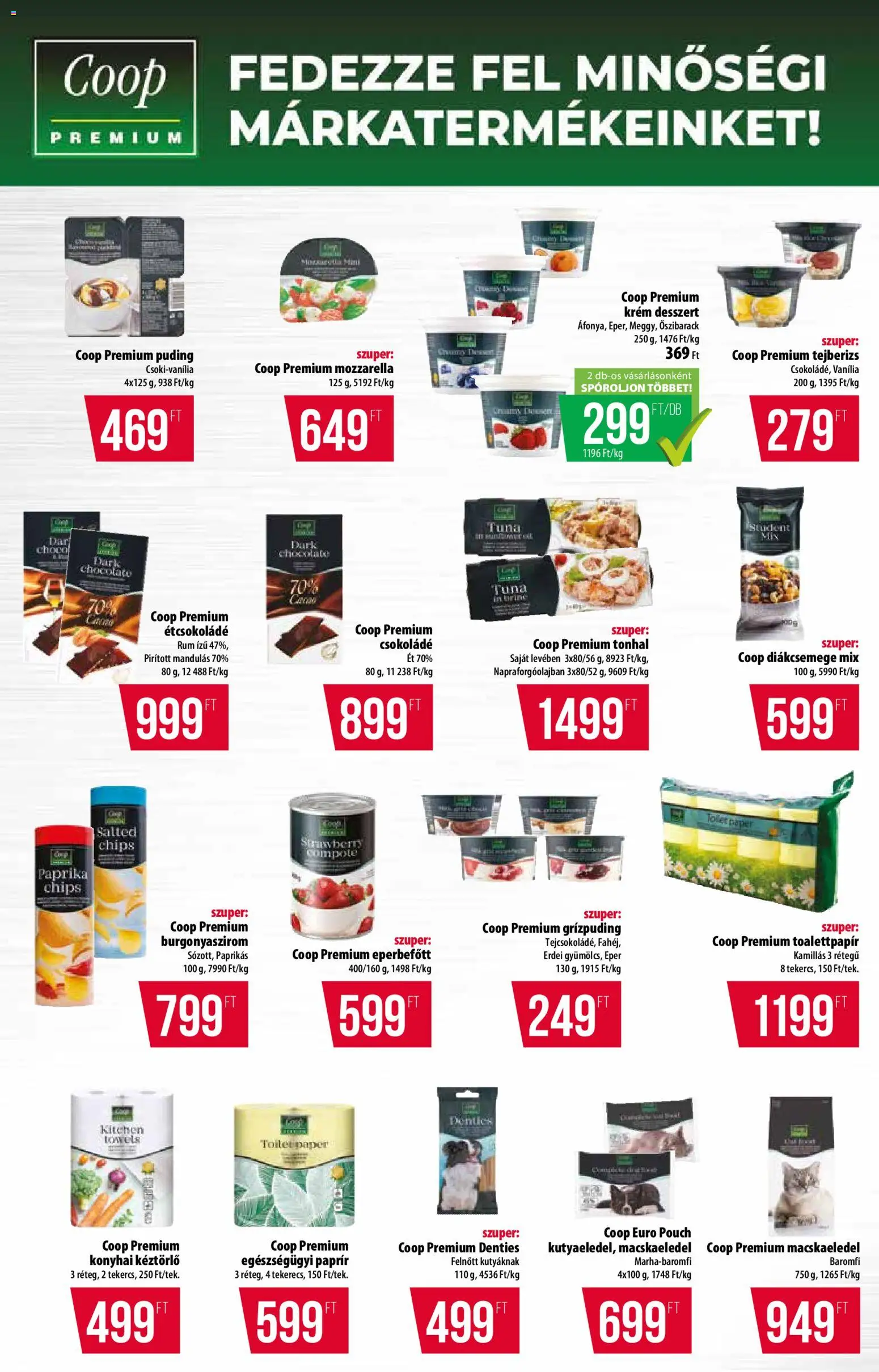 COOP akciós ujság - amely érvényes a következő dátumtól: 11.06.2026 | Oldal: 7 | Termékek: Tejberizs, Tonhal, Macskaeledel, Eper