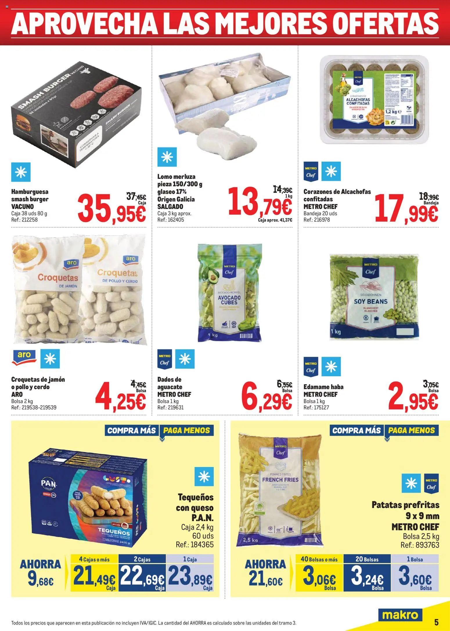 Makro Precios Levante │ válido desde el 15.06.2026 | Página: 5 | Productos: Queso, Jamón, Cerdo, Caja