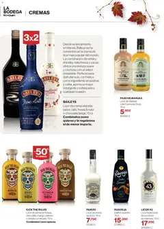 Vista previa Supercor Canarias válido desde el 01/10/2026 | Página: 28 | Productos: Baileys, Licor de hierbas, Nata, Whisky