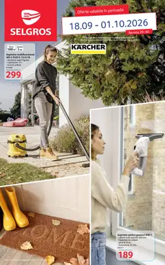 Ofertele Selgros valabile de la 18.09.2026