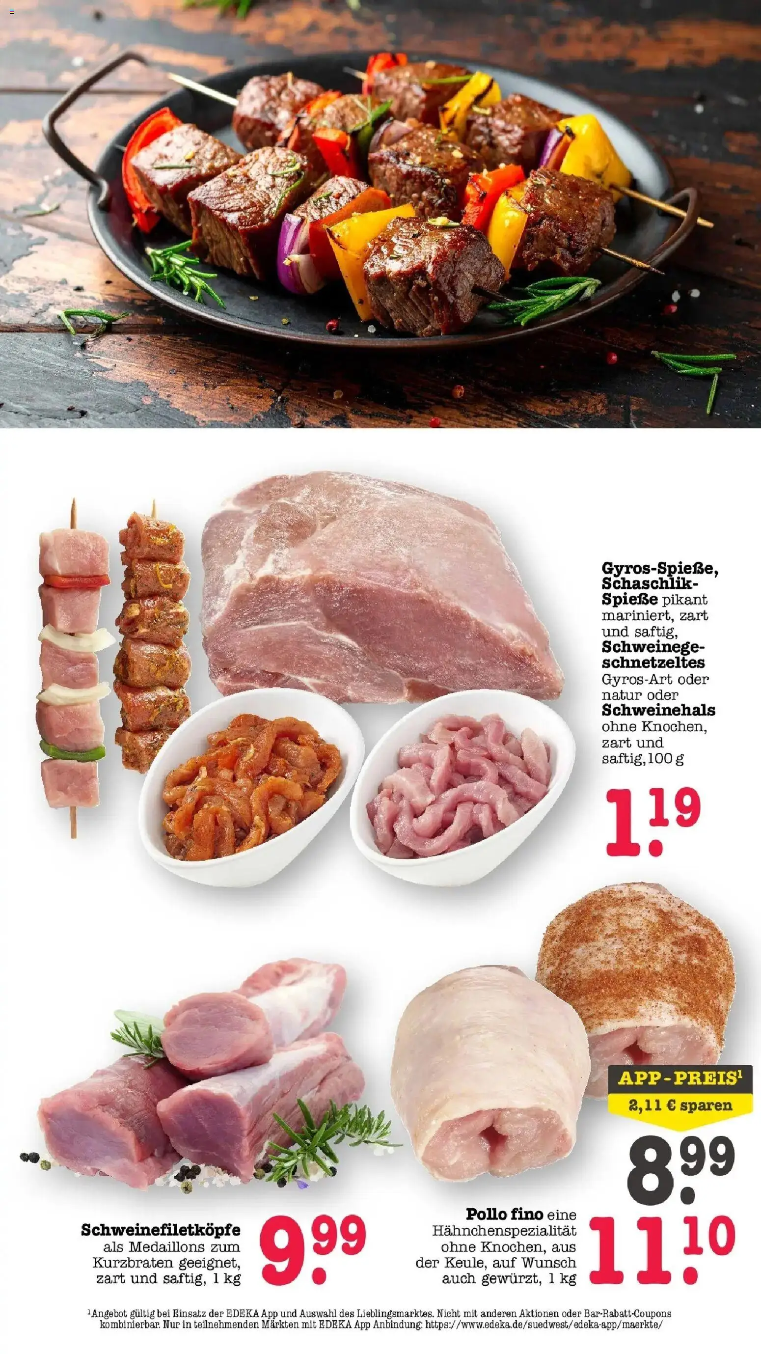 Edeka Prospekt Frankfurt Am Main (ab 17.08.2026) » Angebote Online | Seite: 2 | Produkte: Spieße