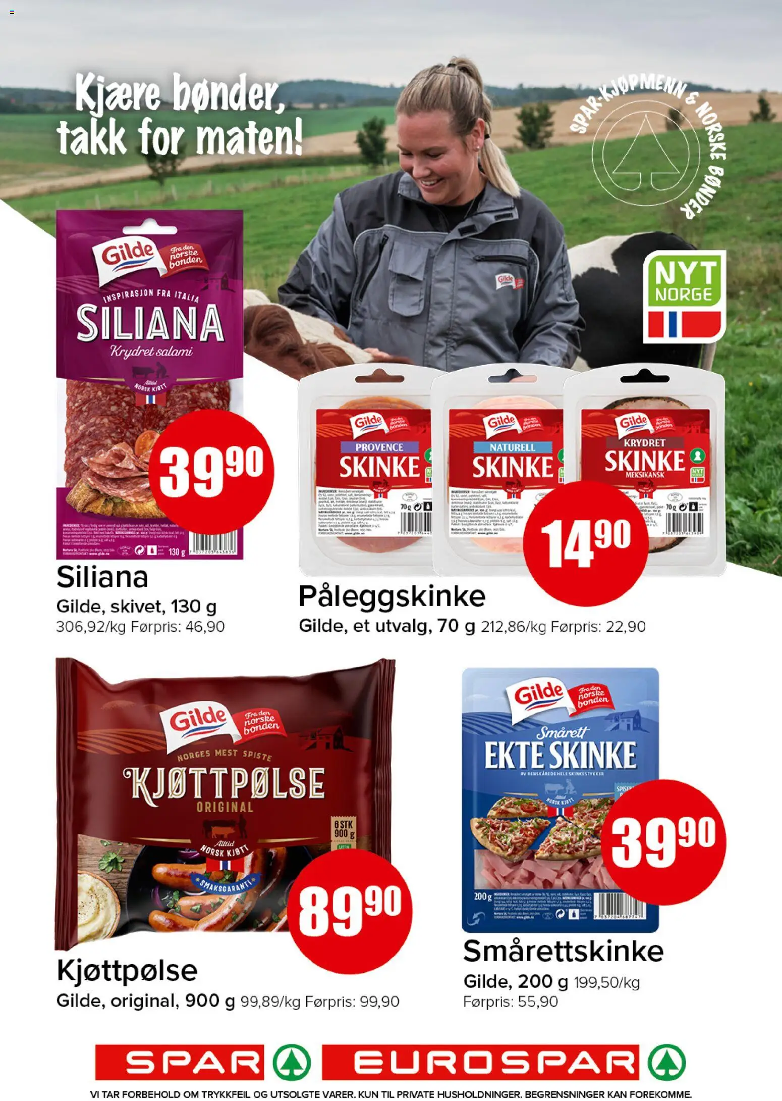 {H1} | Side: 3 | Produkter: Salami, Skinke, Kolasås