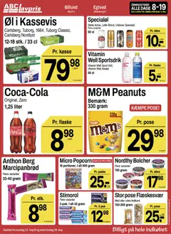 Abc Lavpris - Tilbudsavis uge 20 gyldig fra 13.05.2026 | Side: 10 | Produkter: Amendoins, Popcorn, Marcipanbrød, Flæskesvær