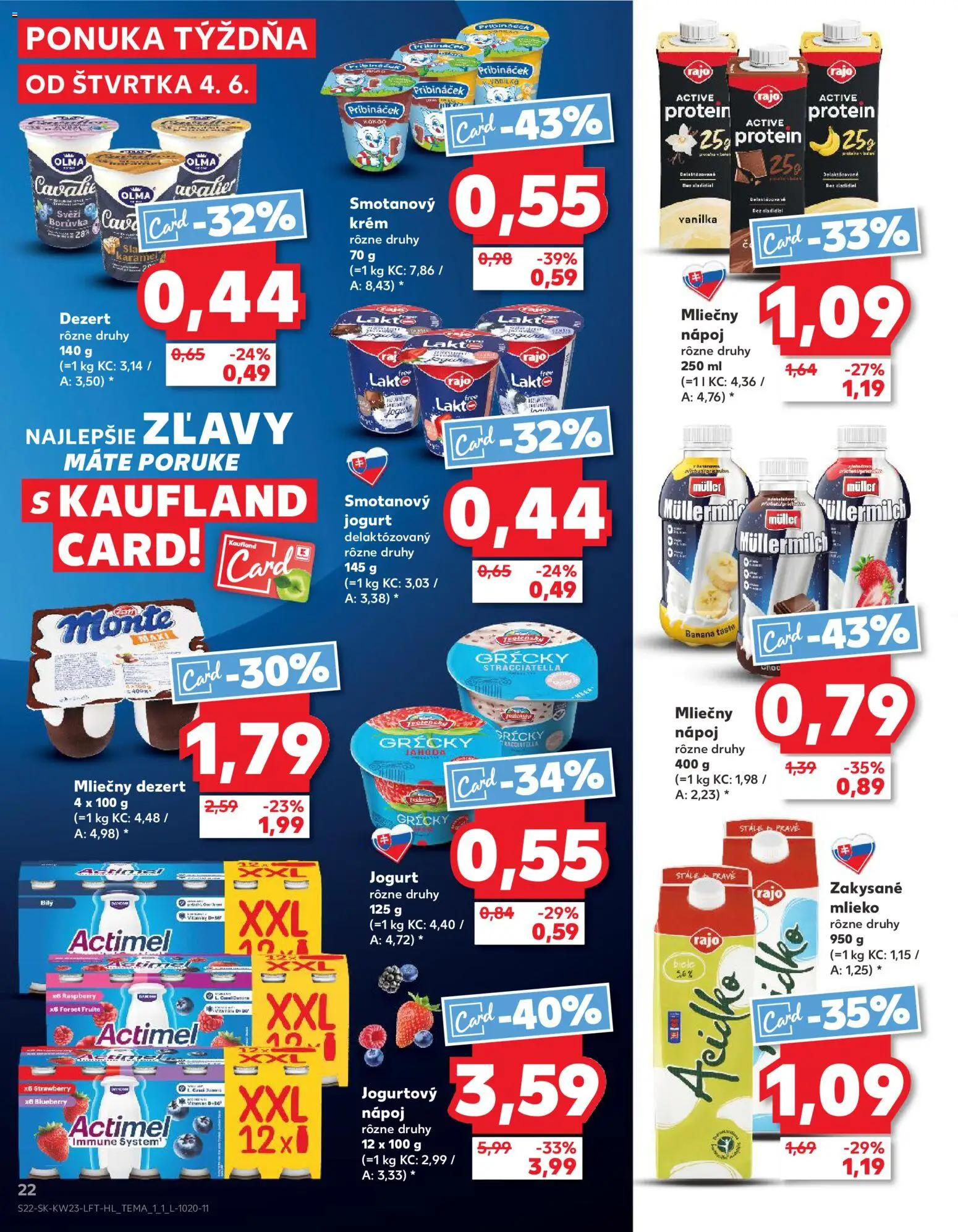 Nové Kaufland akcie – leták je platný od 04.06.2026 | Strana: 22