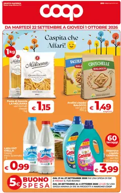 Anteprima del volantino COOP volantino Sicilia valido a partire dal 22/09/2026