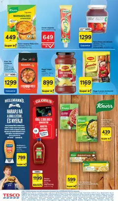 Tesco aktuális akciós újság - amely érvényes a következő dátumtól: 2026.09.17. | Oldal: 20 | Termékek: Kapu, Univer, Tészta, Majonéz