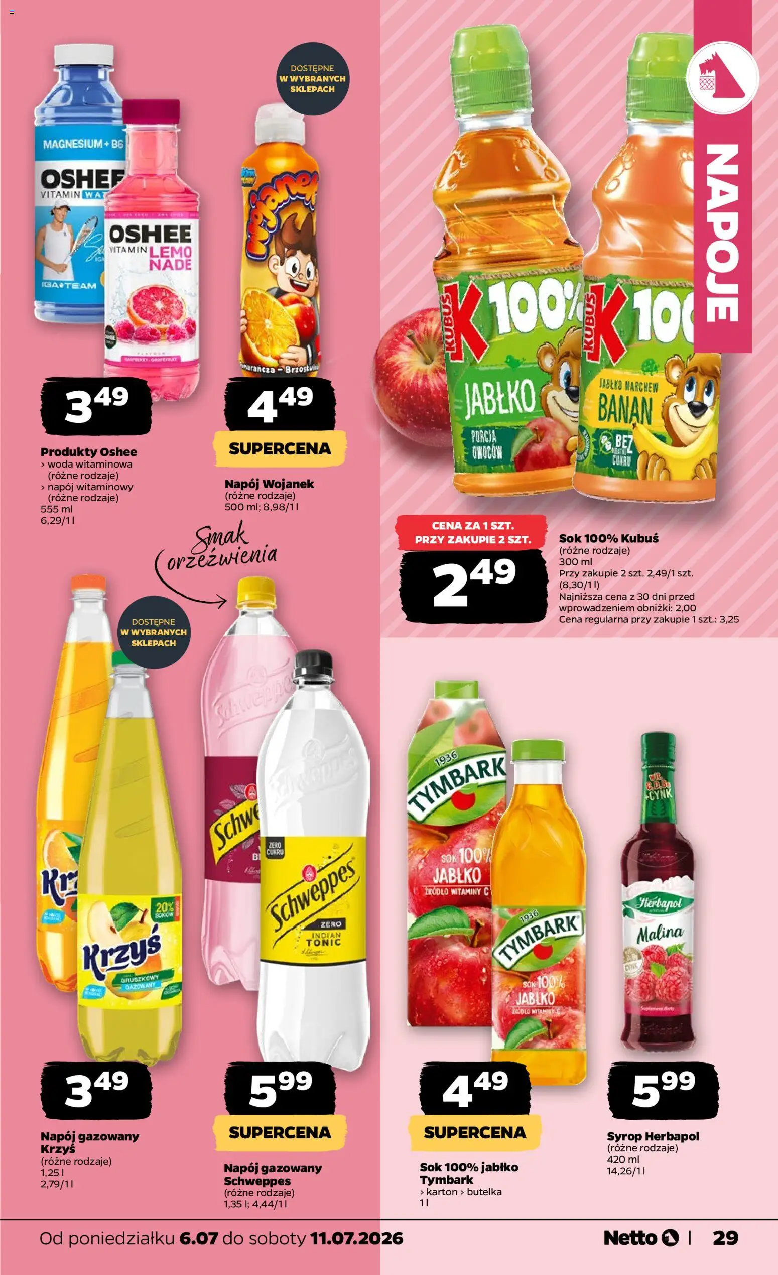 Netto gazetka od poniedziałku spożywcza od 06.07.2026 | Strona: 29