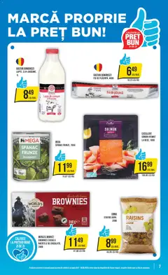Ofertele Mega Image valabile de la 30.07.2026 | Pagină: 7 | Produse: Plăcintă, Lapte, Cacao, Stafide