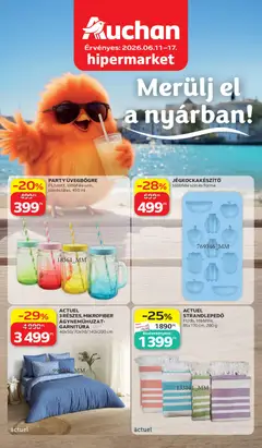 Auchan Hetes nyári ajánlataink - amely érvényes a következő dátumtól: 11.06.2026
