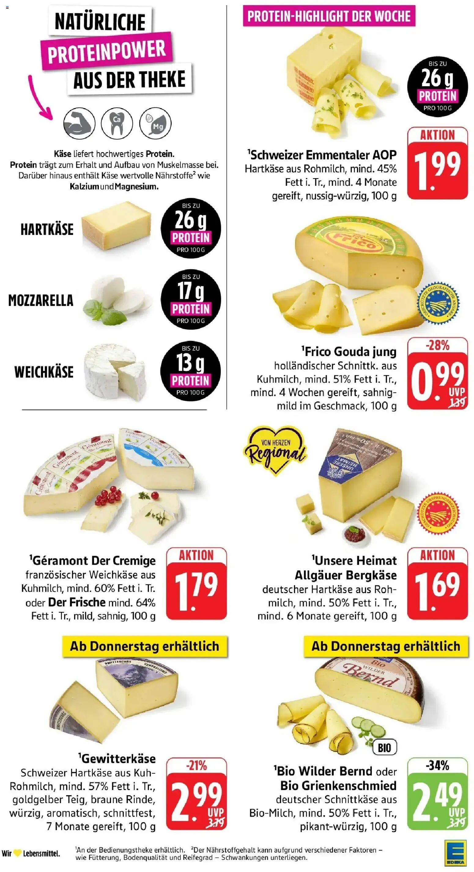 Edeka Prospekt Wolfach (ab 10.08.2026) » Angebote Online | Seite: 8 | Produkte: Geramont, Käse, Theke, Gouda