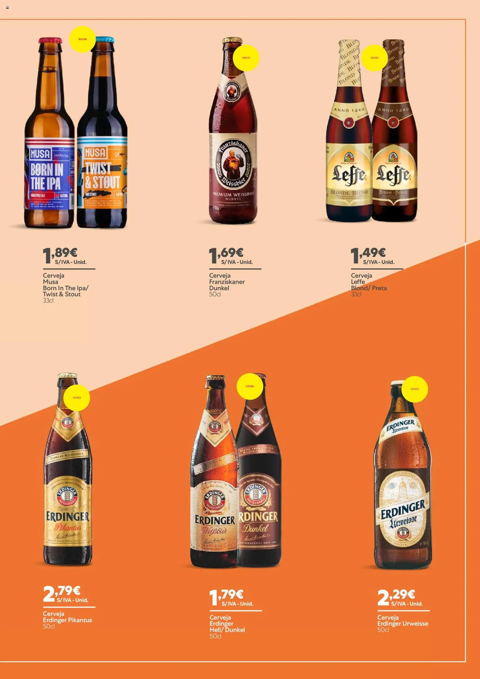Recheio - Catálogo de Vinhos, Destilados e Cervejas │ válido de 28.05.2026 | Página: 33 | Produtos: Cerveja
