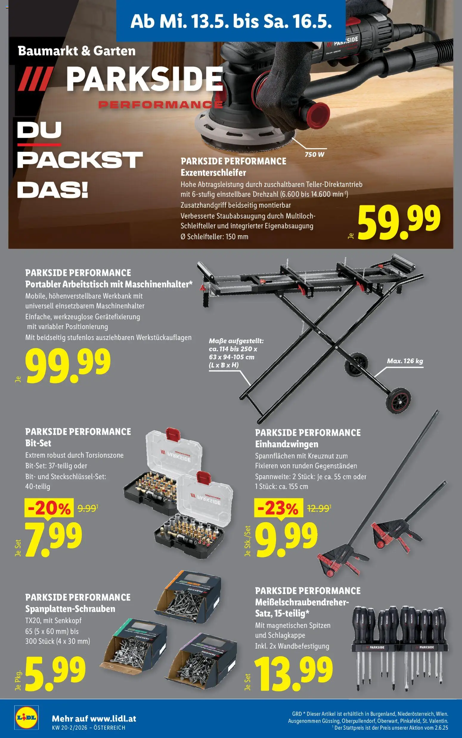 Lidl Flugblatt - Eisenstadt, Ebenfurth, Mattersburg gültig ab 13.05.2026 | Seite: 28 | Produkte: Arbeitstisch