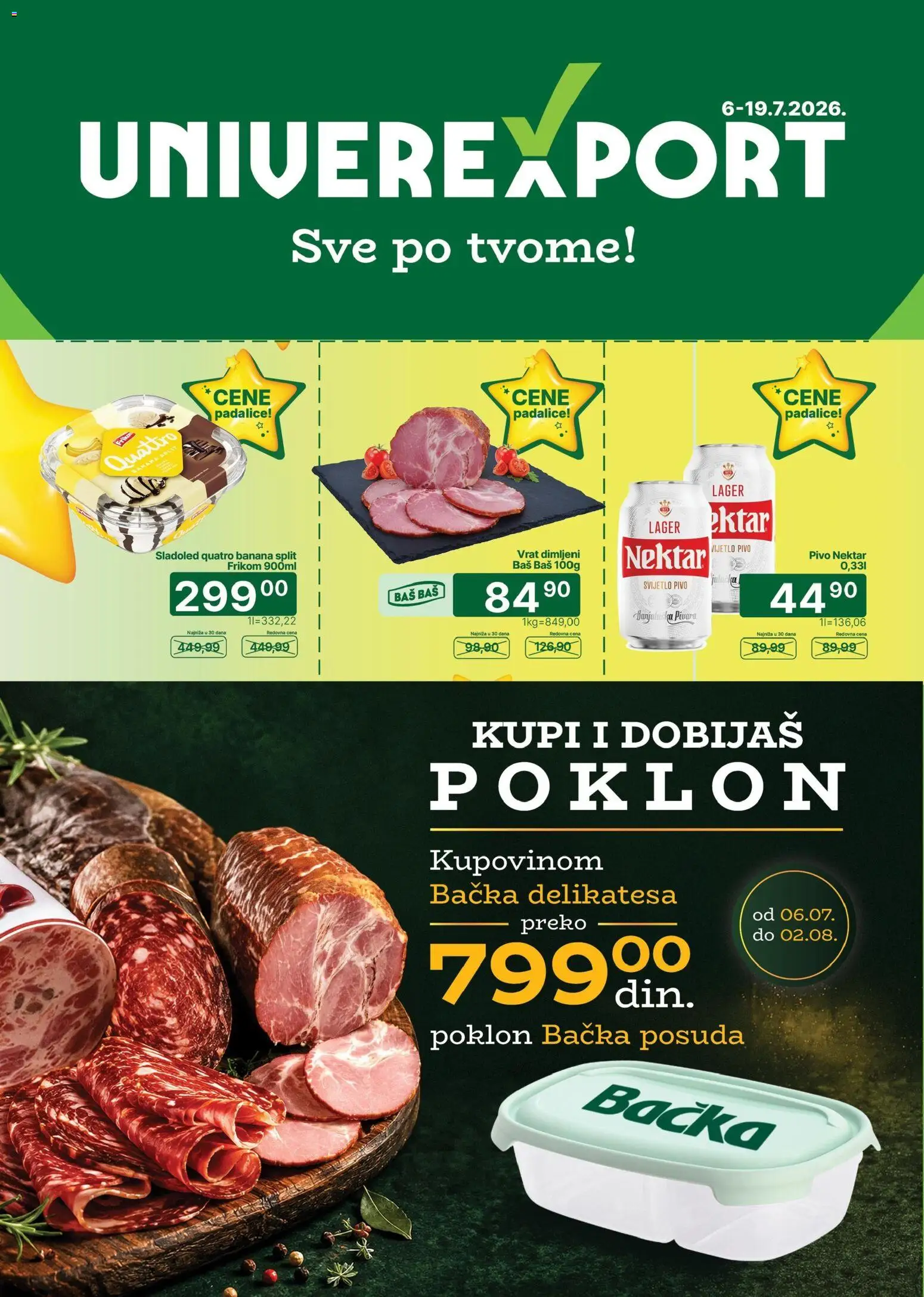 Univerexport katalog – najnovije akcije od 06.07.2026