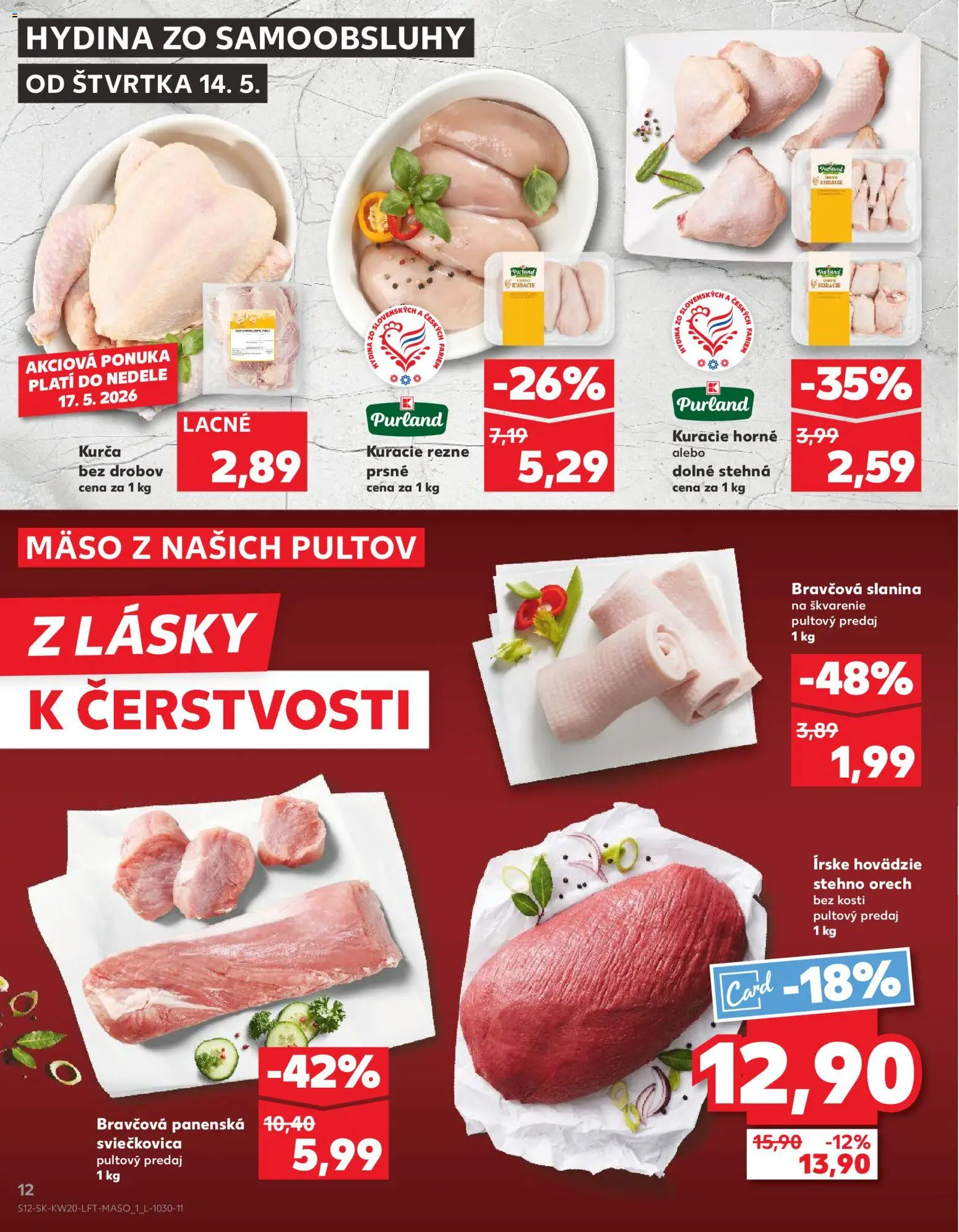 Nové Kaufland akcie – leták je platný od 14.05.2026 | Strana: 12