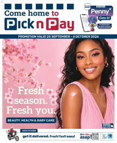 Pick n Pay specials catalogue – valid from 25/09/2026