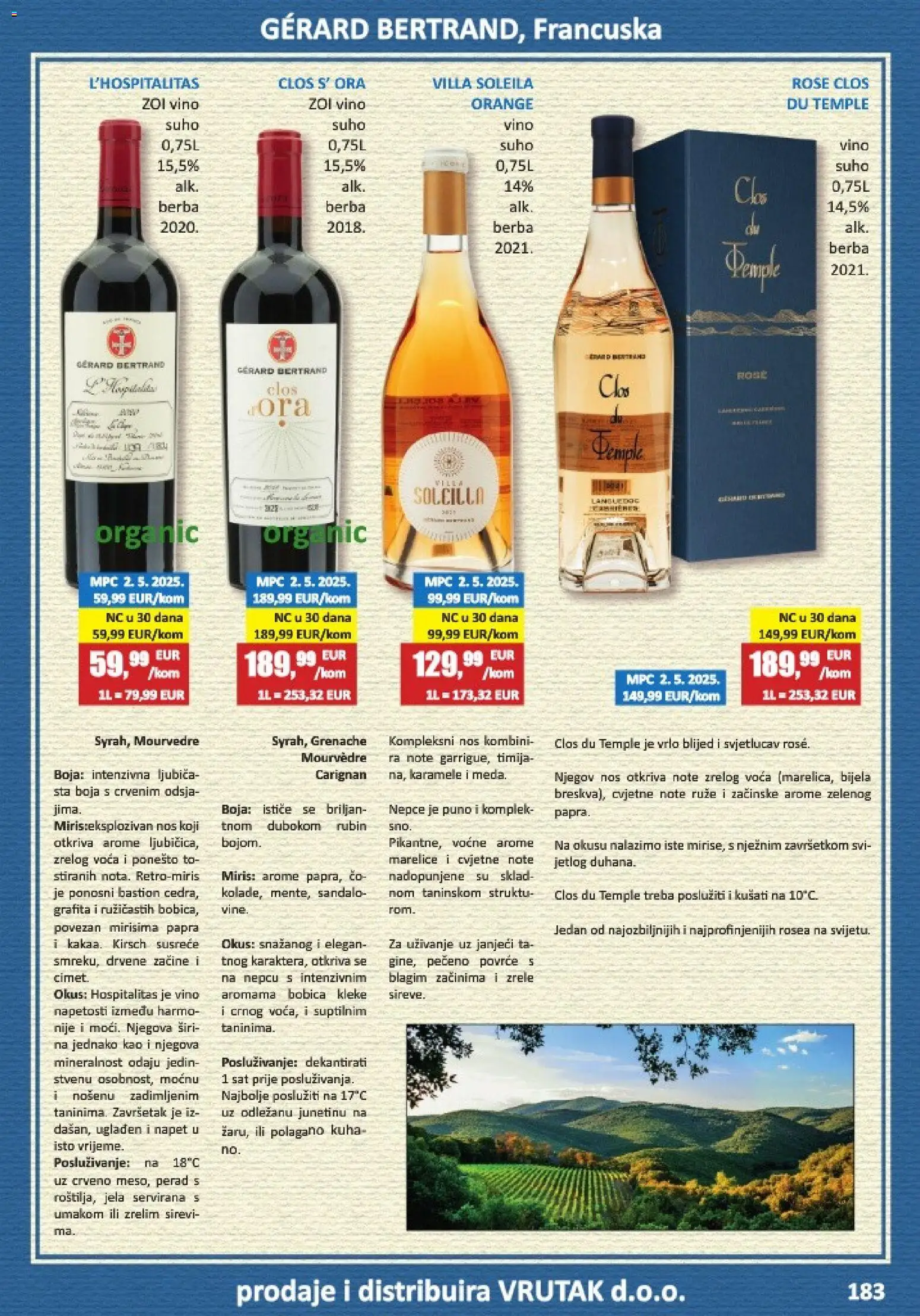 Vrutak katalog | vrijedi od 01.11.2025 | Stranica: 183 | Proizvodi: Miris, Vino, Marelice, Povrće