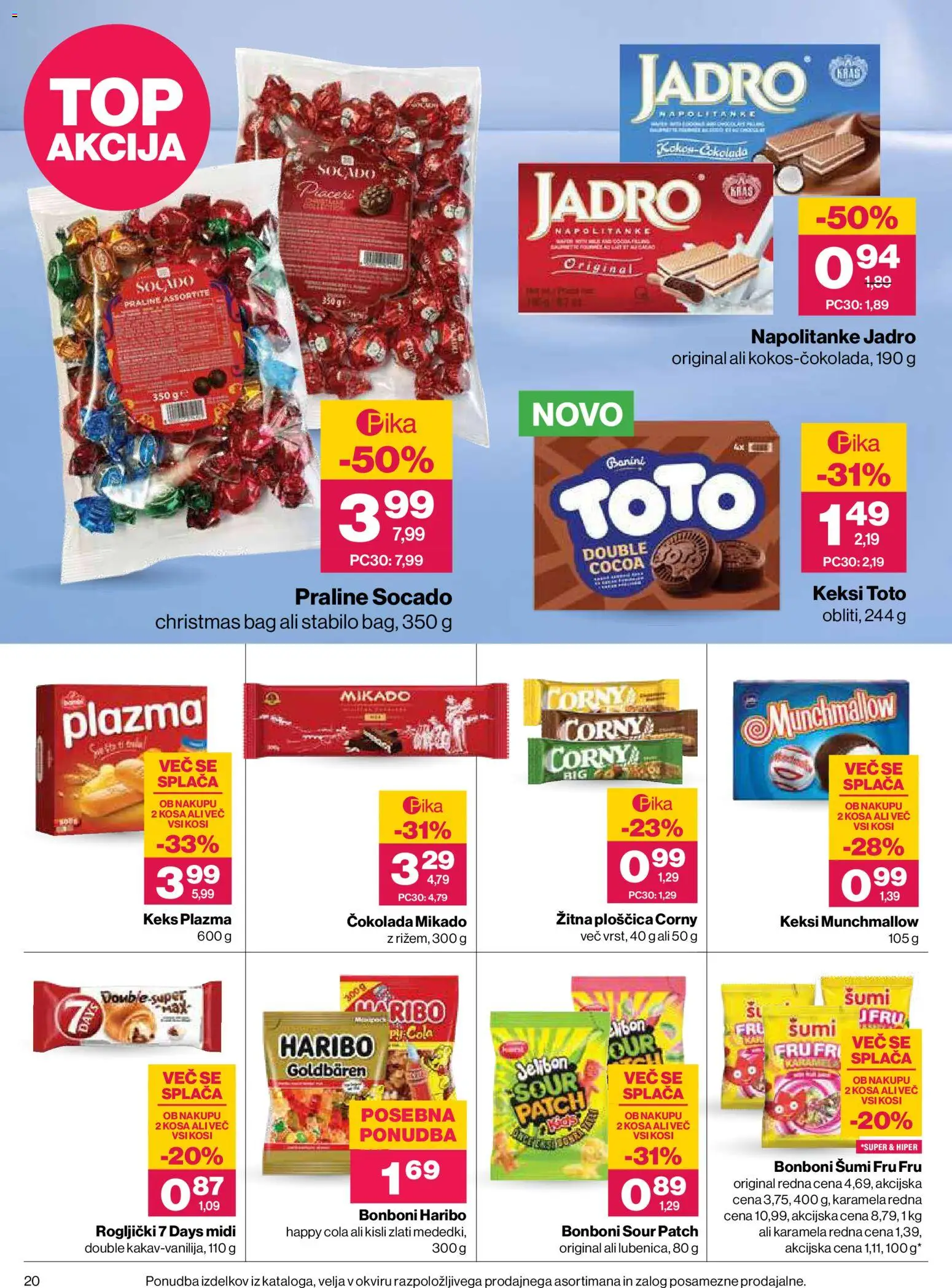 Novi Mercator katalog ponudbe – veljaven od 29.10.2026 | Stran: 20