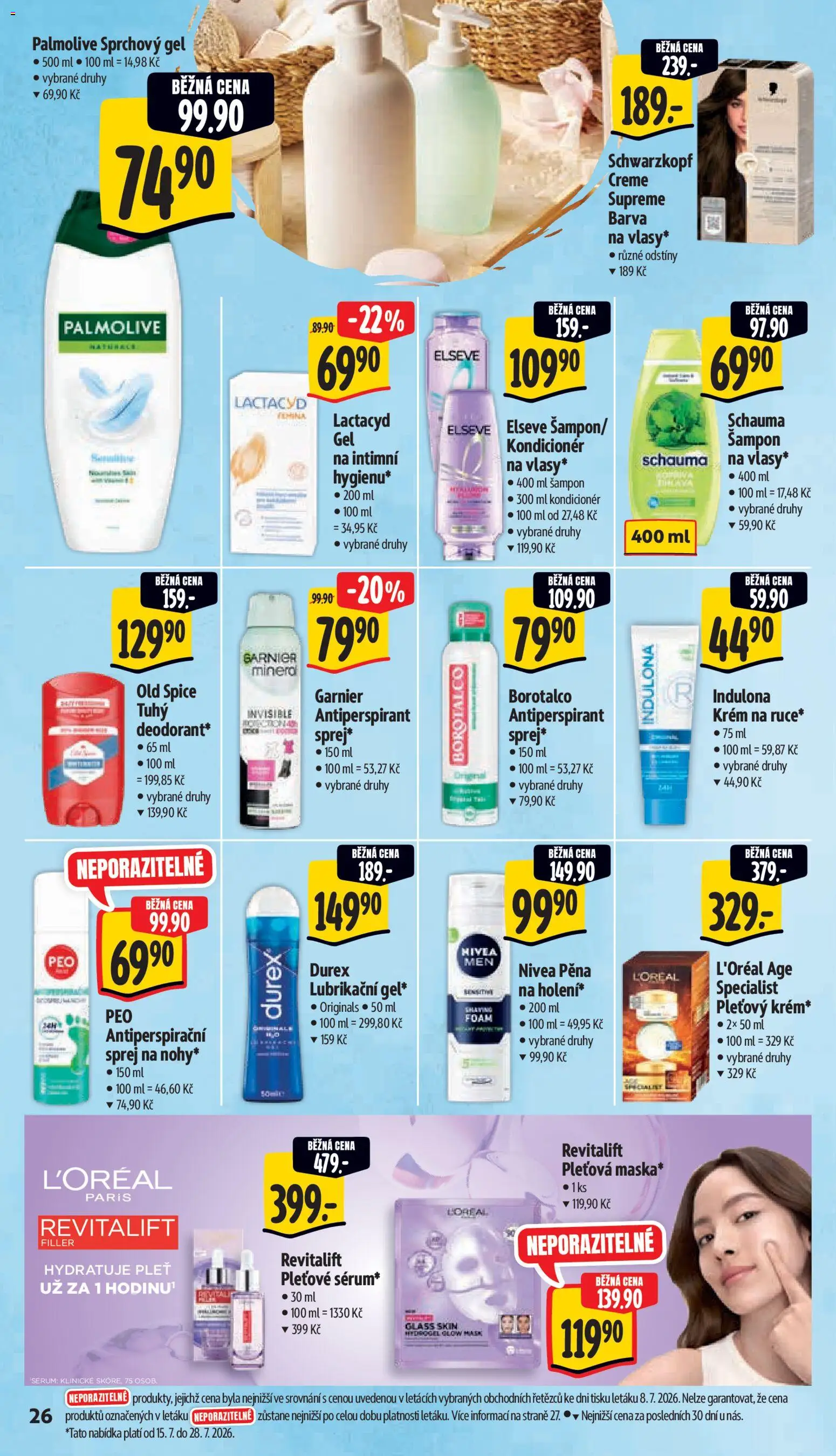 Albert leták - Hypermarket od 15.07.2026 | Strana: 36 | Produkty: Deodorant, Krém, Lactacyd, Old Spice