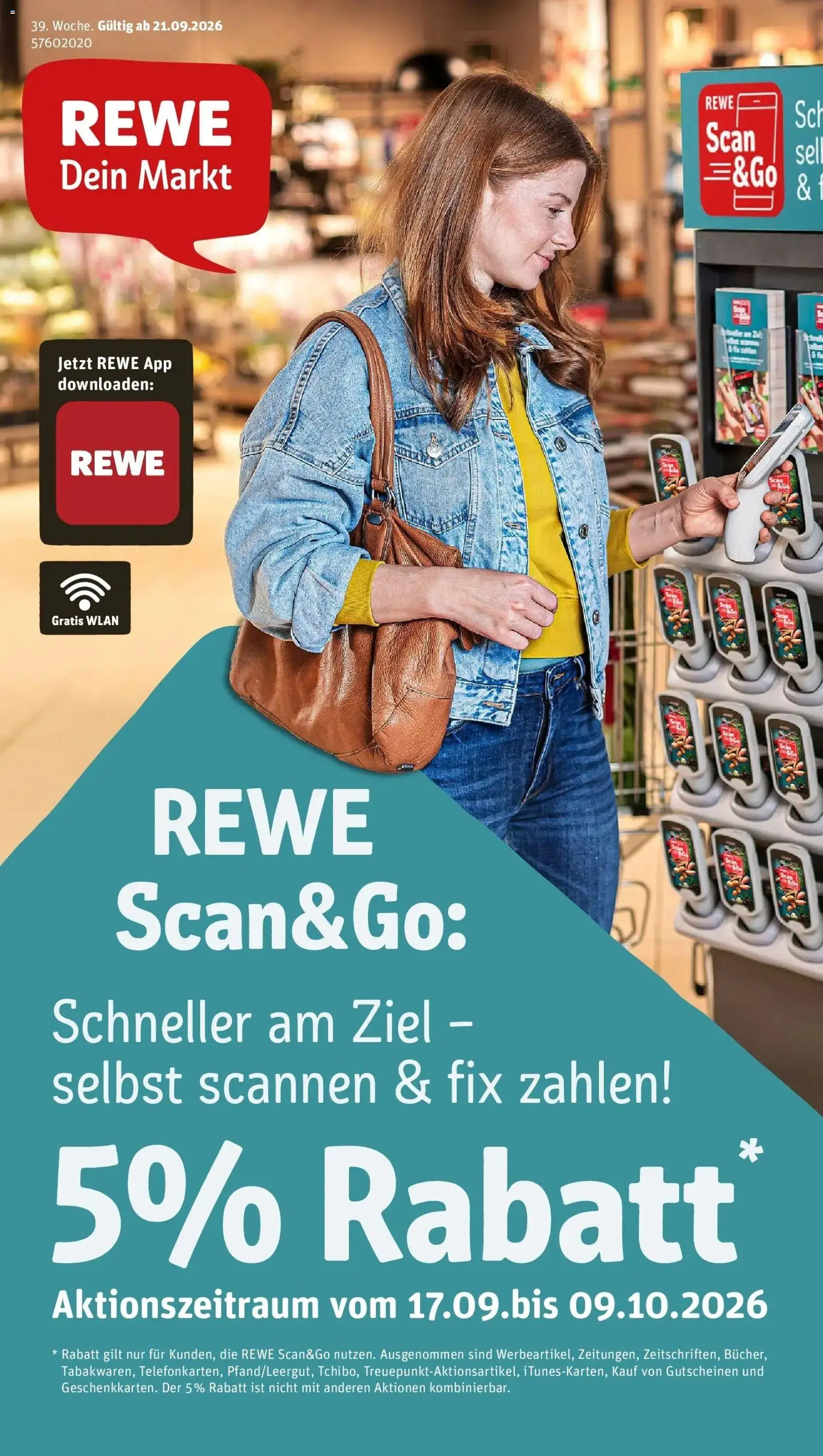 REWE Prospekt ab 21.09.2026 zum Blättern » Angebote | Seite: 1