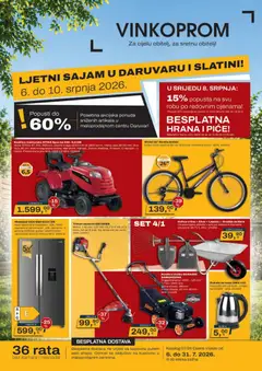 Vinkoprom Katalog Ljetna Ponuda - Pregled kataloga iz trgovine Vinkoprom, vrijedi od 06.07.2026