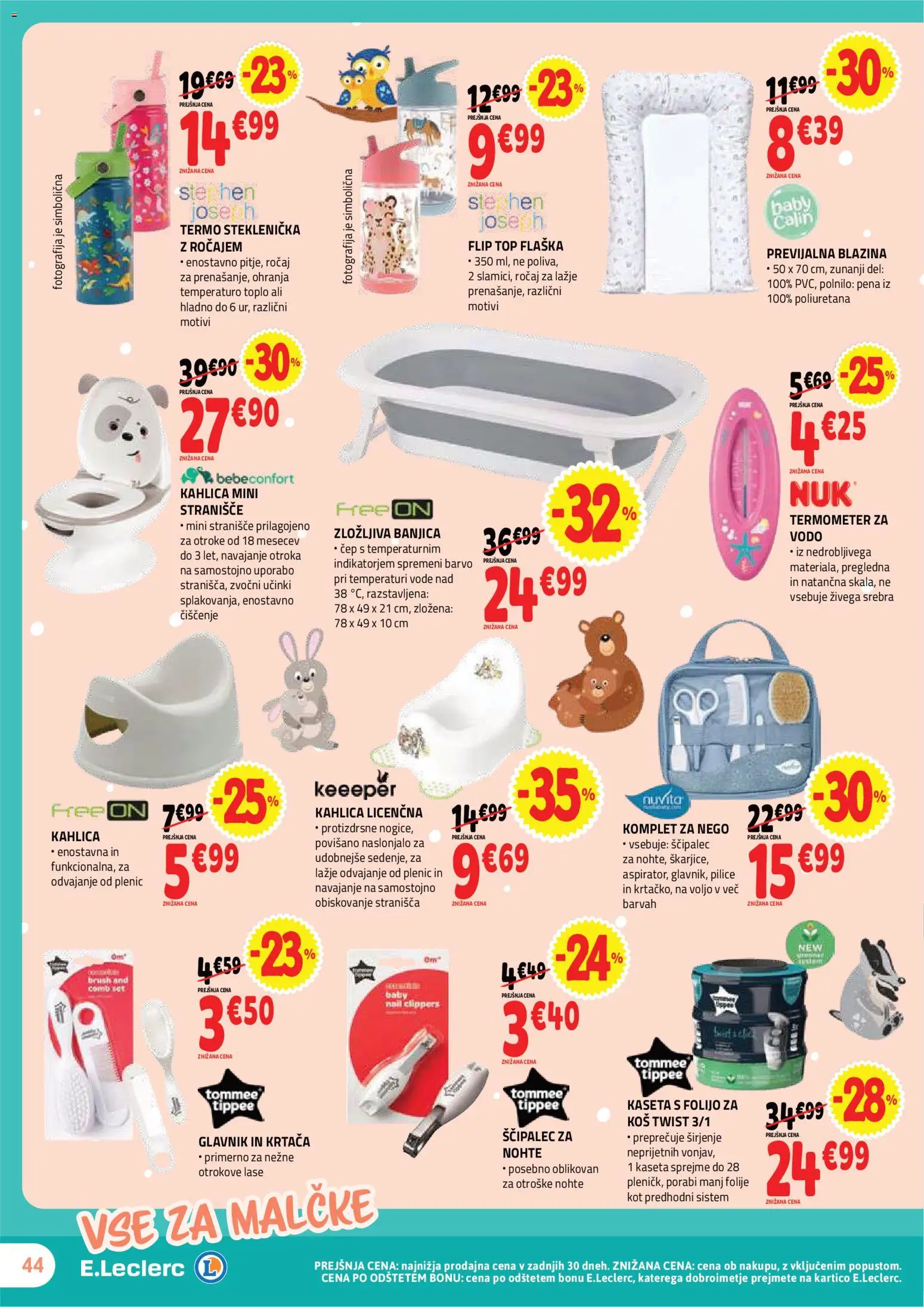 Novi E.leclerc katalog ponudbe – veljaven od 02.09.2026 | Stran: 8 | Izdelki: Termometer, Blazina, Stranisce, Kos