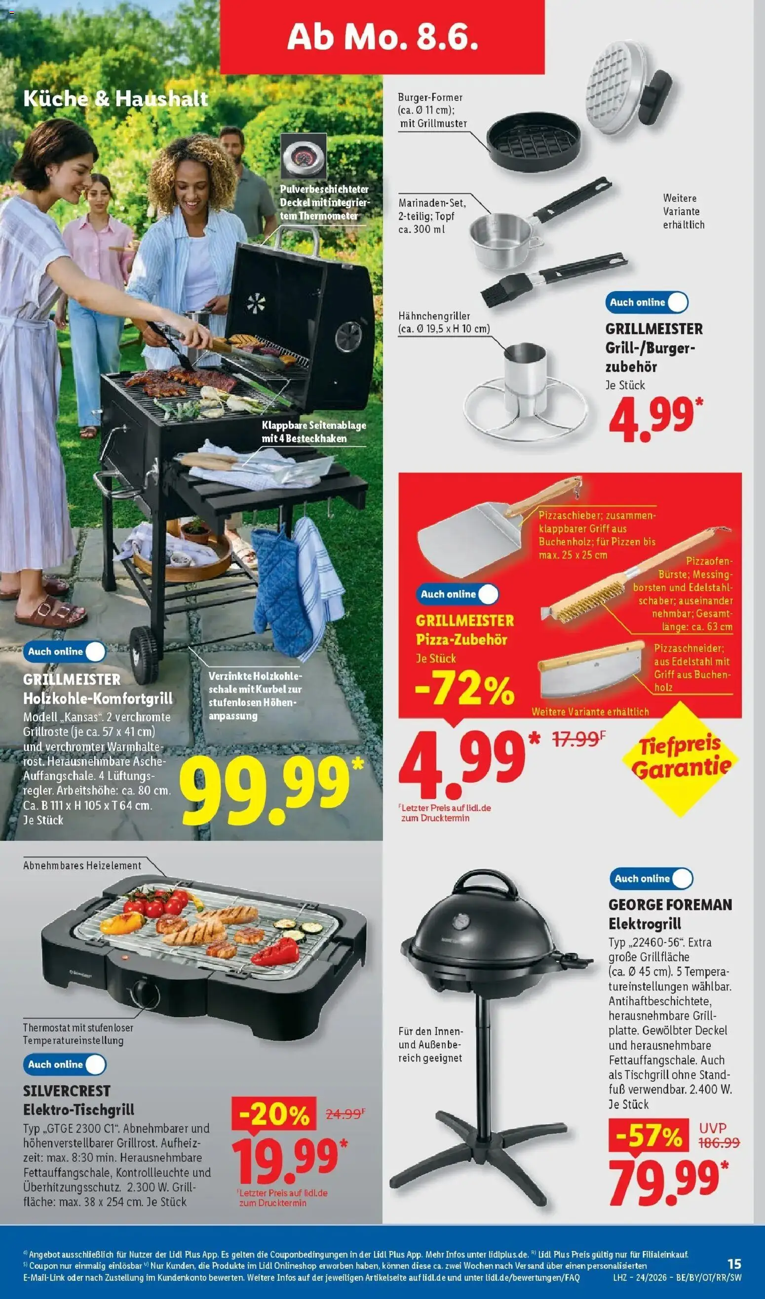 Lidl Prospekt Senftenberg – gültig ab 08.06.2026 | Seite: 27 | Produkte: Grill, Thermometer, Küche
