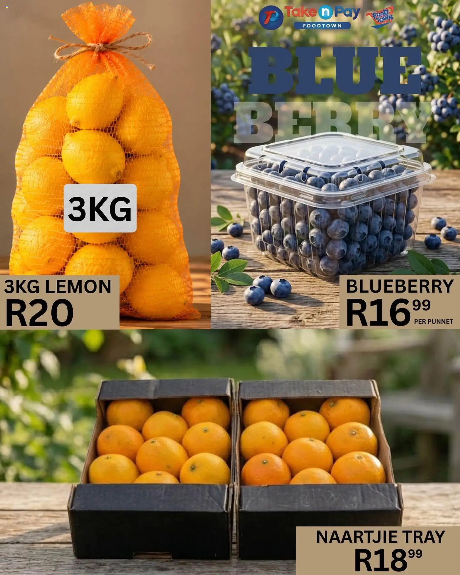 New Take n Pay catalogue – valid from 14/07/2026 | Page: 3 | Products: Tray, Lemon