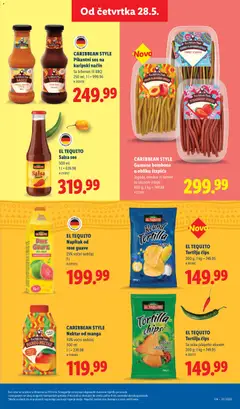 CARIBBEAN STYLE Gumene bombone u obliku štapića, Jagoda, breskva ili šarene sa ukusom višnje 400 g - pregled Lidl kataloga - važi od 28.05.2026 | Strana: 59