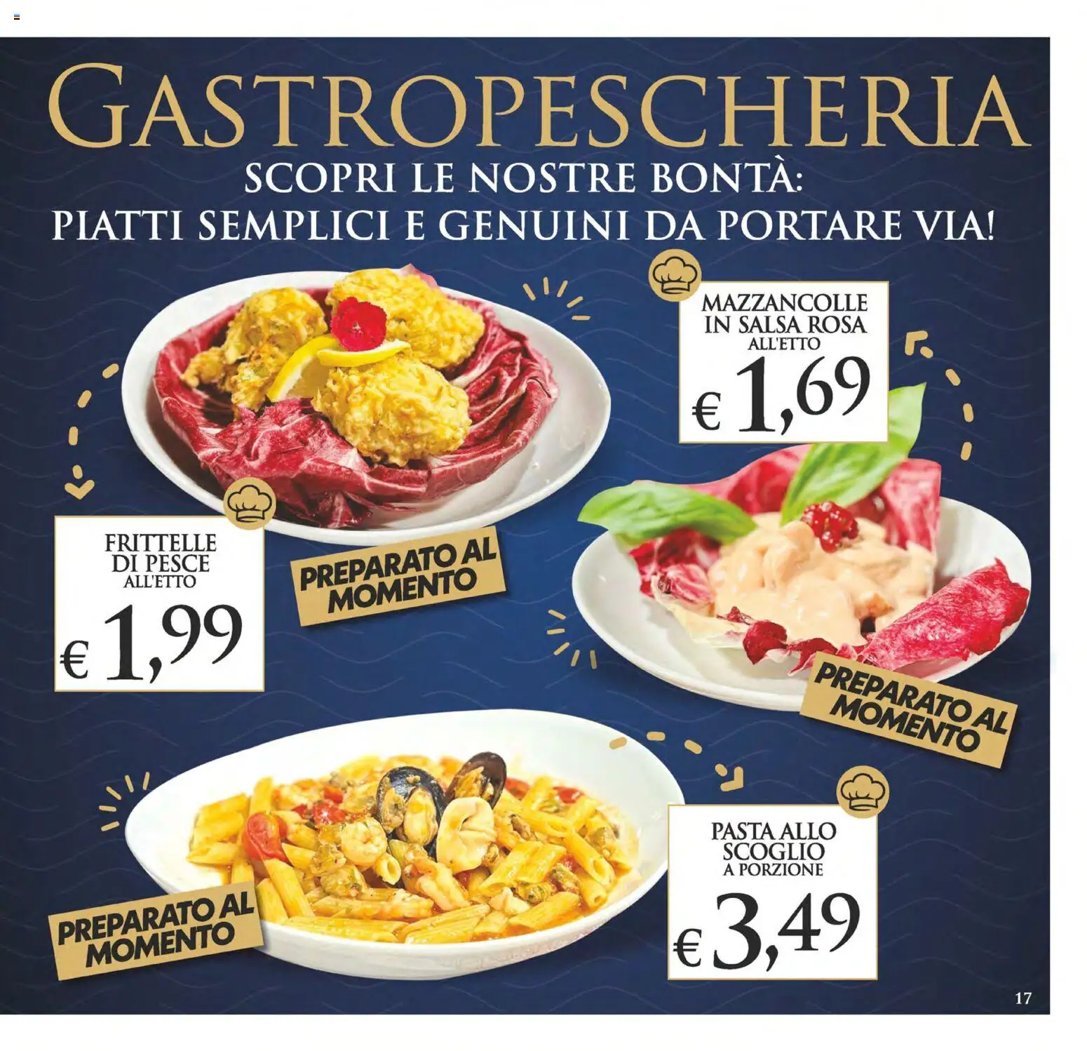 Volantino SuperConveniente del 13/10/2026 | Pagina: 17 | Prodotti: Pesce, Mazzancolle, Salsa, Pasta