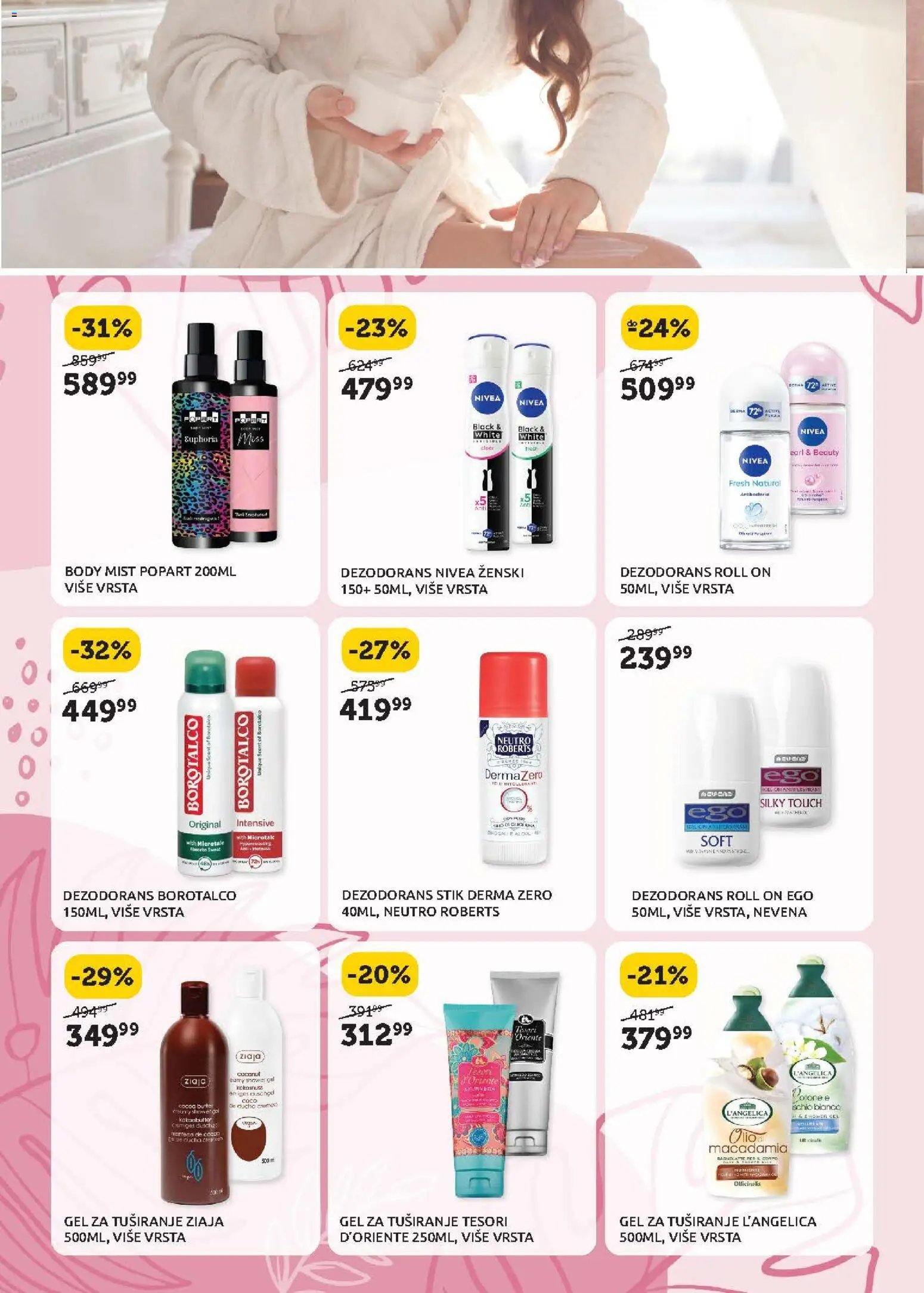 SuperVERO katalog - važi od 07.05.2026 | Strana: 8 | Proizvode: Nivea, Gel za tuširanje, Dezodorans, Borotalco