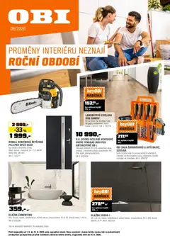 Náhled letáku OBI leták - Proměny interiéru od 01.08.2026