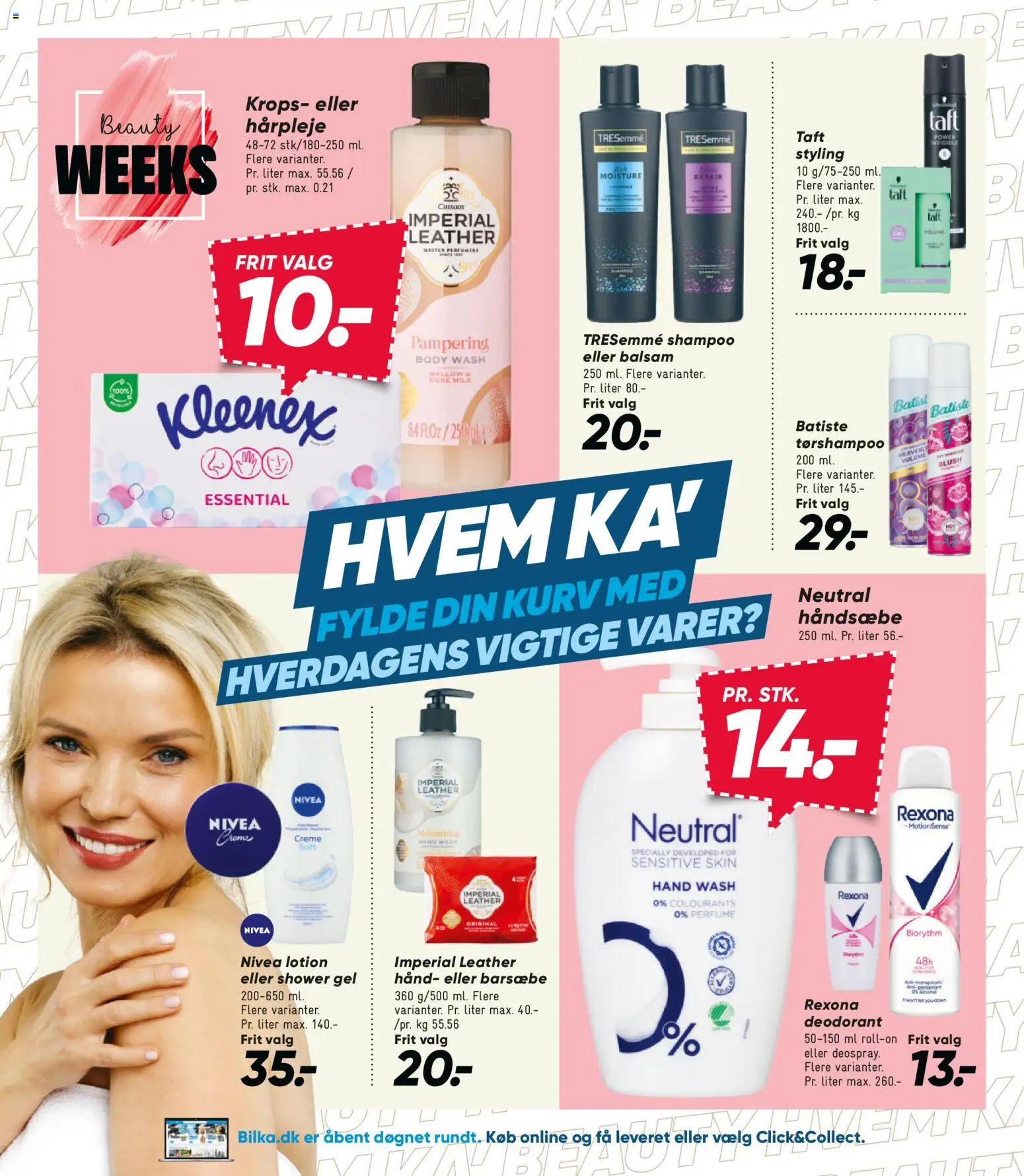 Bilka tilbudsavis – gyldig fra 22.05.2026 | Side: 10 | Produkter: Blush, Shampoo, Deodorant, Kurv