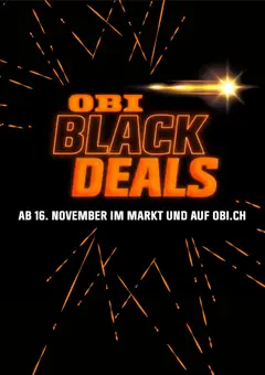 OBI Black Friday Vorankündigung ab 23.10.2026 gültig