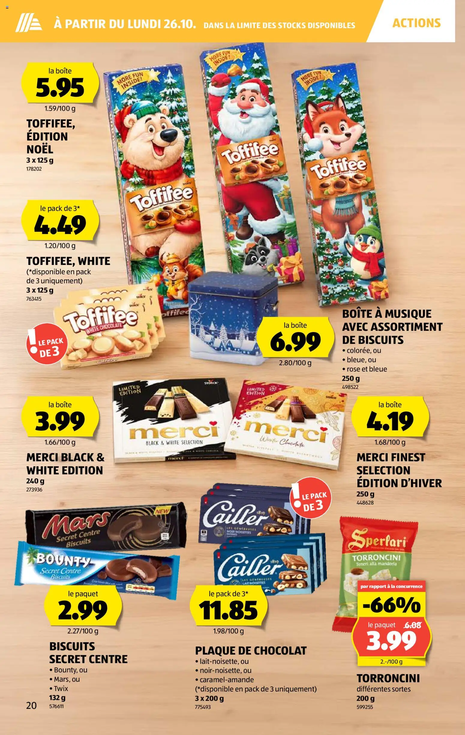 Aldi aktionen FR – gültig ab 22.10.2026 | Seite: 20 | Produkte: Mars, Twix