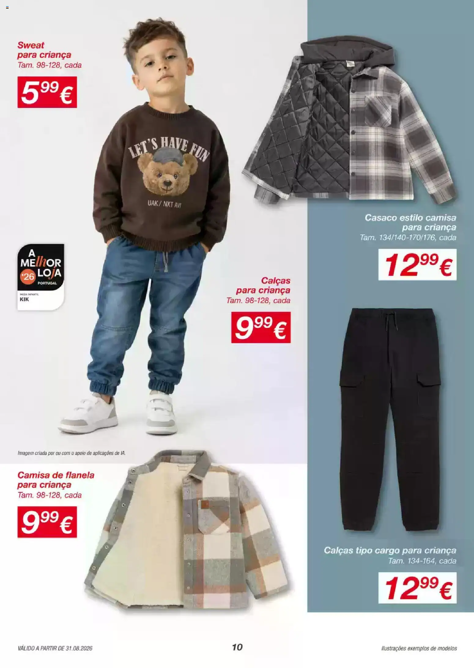 KIK folheto │ válido de 01/09/2026 | Página: 10 | Produtos: Casaco, Calças, Camisa