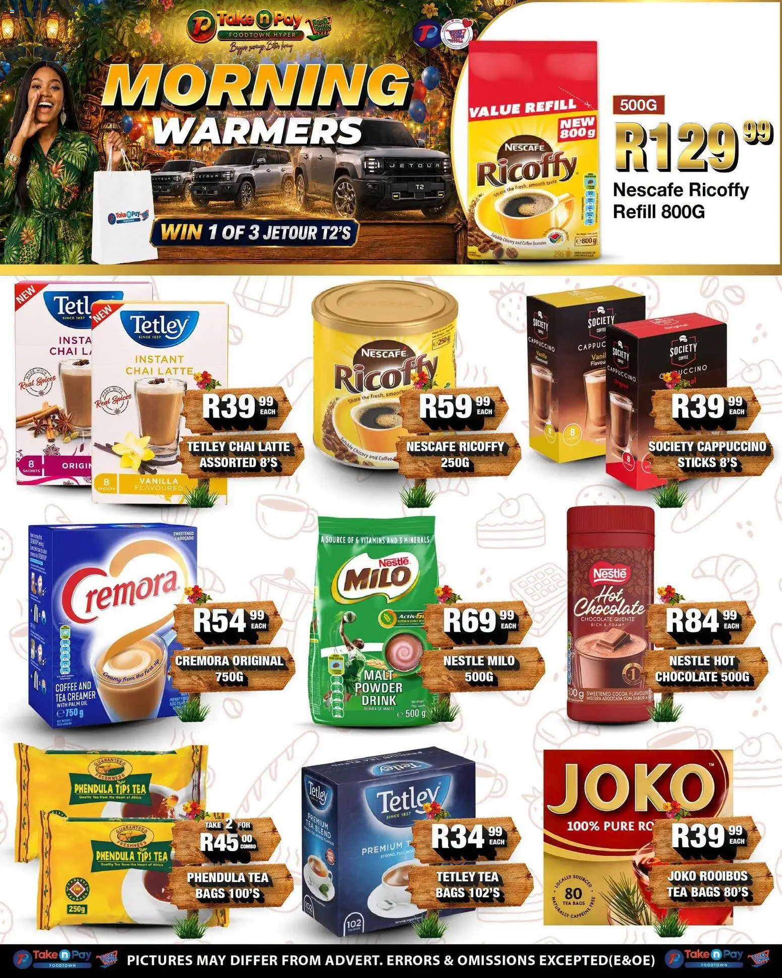 New Take n Pay catalogue – valid from 20/07/2026 | Page: 8 | Products: Creamer, Oil, Chocolate, Powder