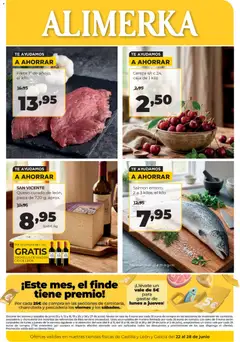 Vista previa Alimerka folleto Castilla y León válido desde el 22/06/2026