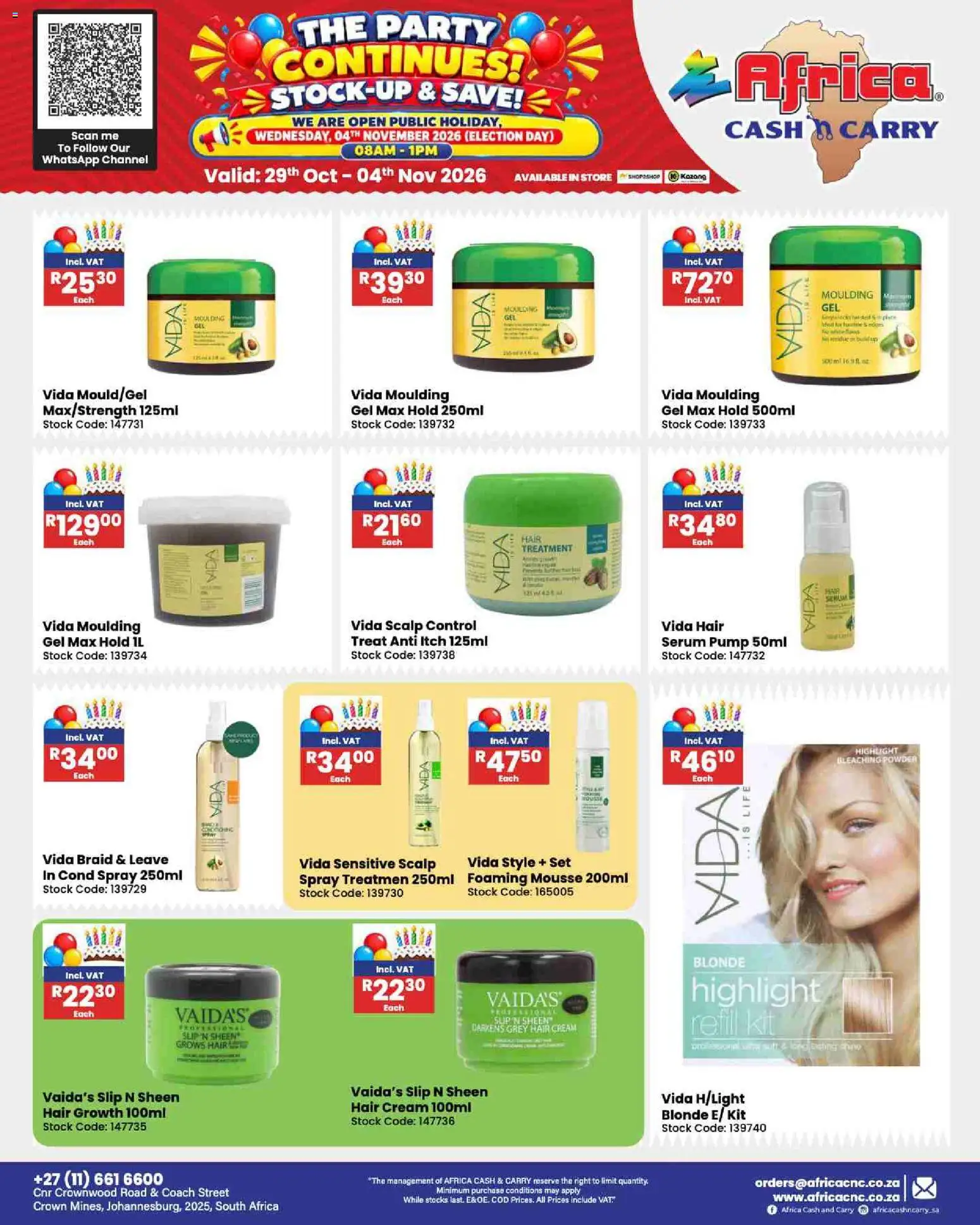 New Africa Cash & Carry catalogue – valid from 29/10/2026 | Page: 137