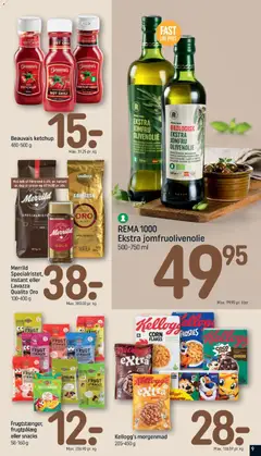 Rema 1000 - Tilbudsavis Uge 41 gyldig fra 04/10/2026 | Side: 9 | Produkter: Mango, Ketchup, Snacks, Olivenolie