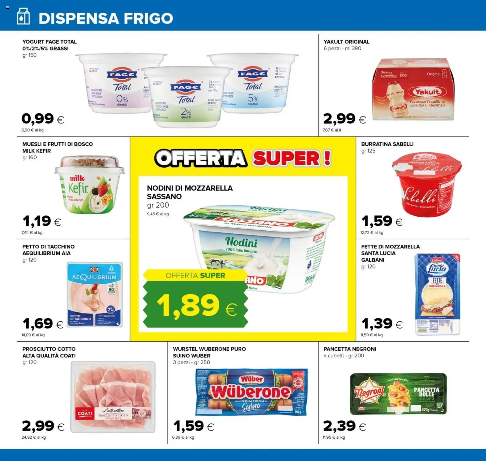 Volantino Tigre del 07.05.2026 | Pagina: 10 | Prodotti: Yogurt, Pancetta, Tacchino, Latte