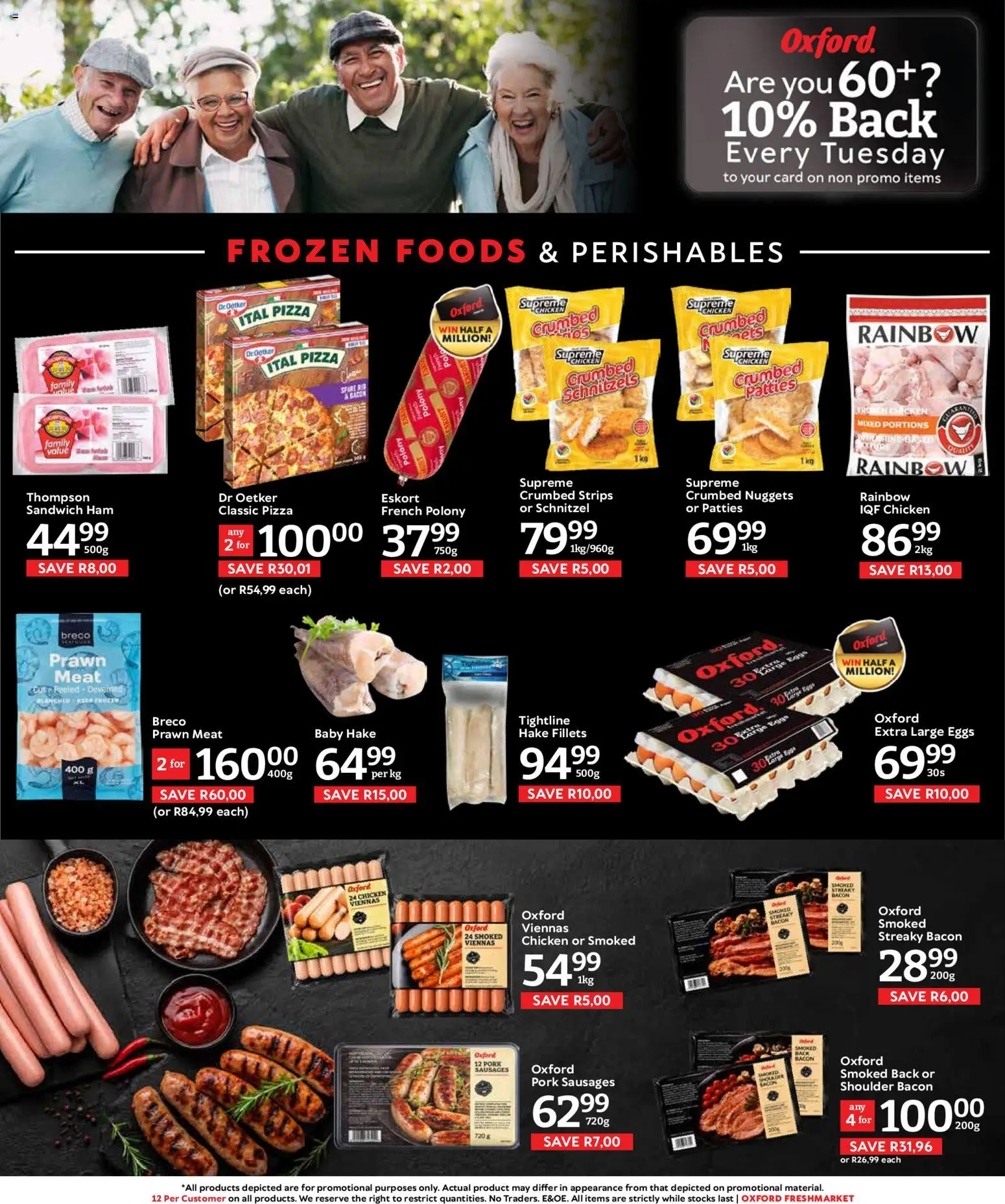 New Oxford Freshmarket catalogue – valid from 14/10/2026 | Page: 8 | Products: Eggs, Polony, Ham, Bacon
