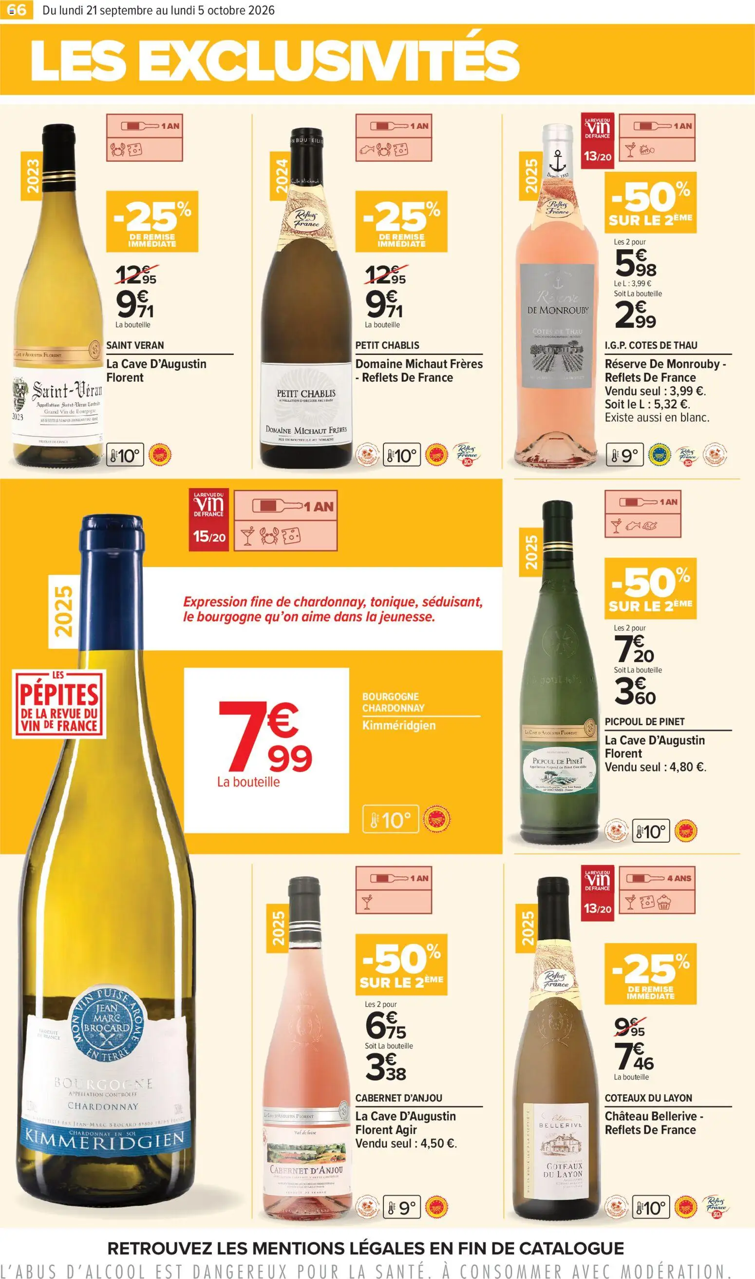 {H1} | Page: 66 | Produits: Jean, Bourgogne, Chablis, Bouteille