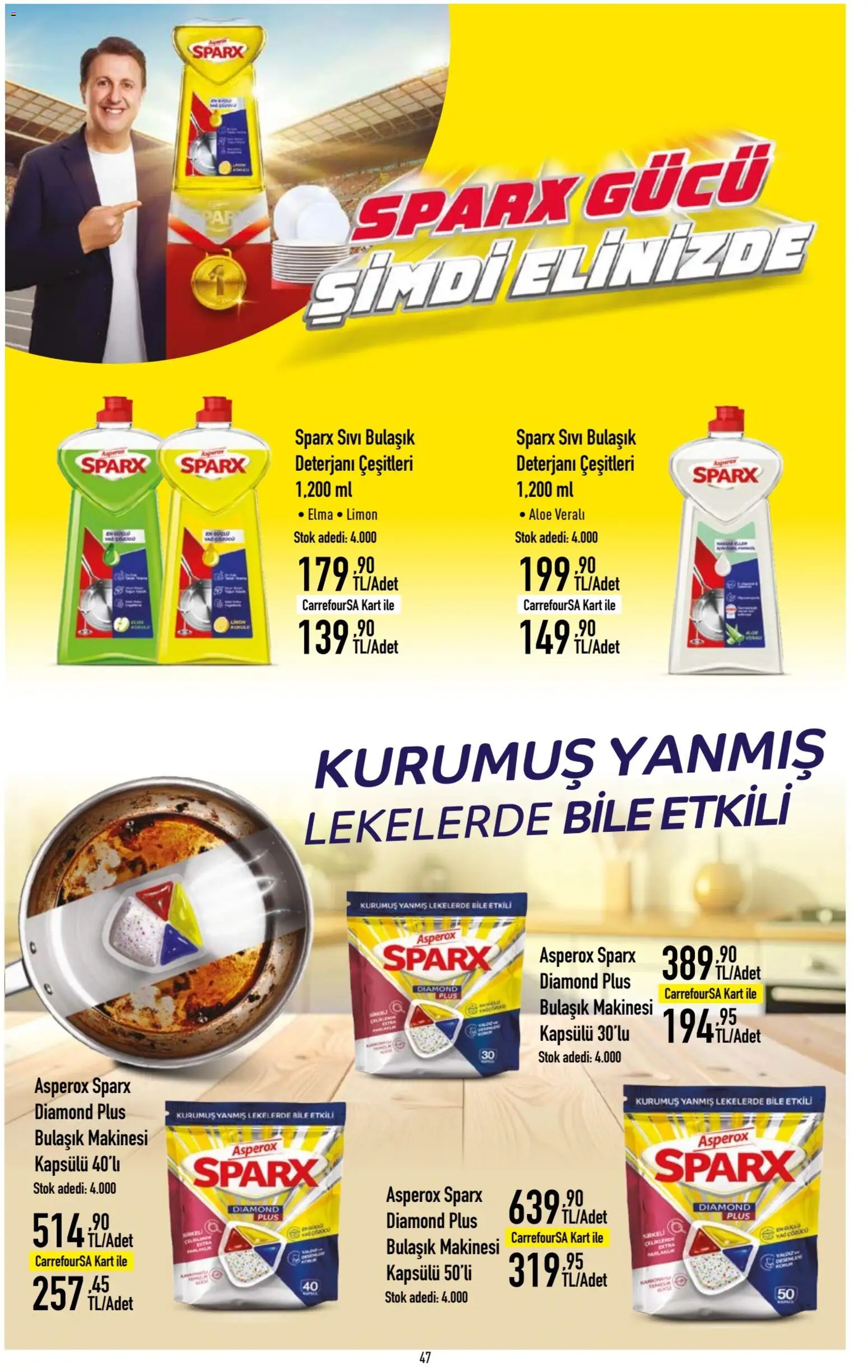CarrefourSA Katalog - 01.06.2026 tarihinden itibaren geçerlidir | Sayfa: 47 | Ürünler: Bulaşık makinesi